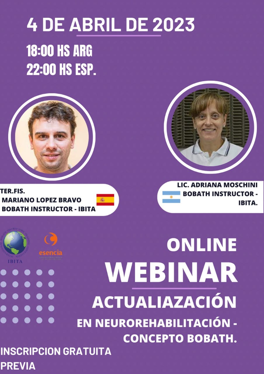 Webinar "Actualización en Neurorehabilitación - Concepto Bobath"